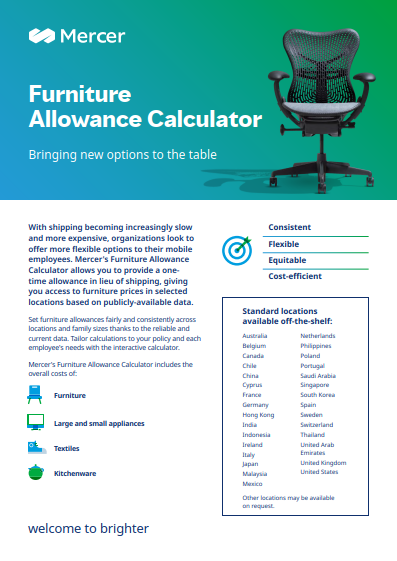 Cover page image of the Furniture Report Brochure